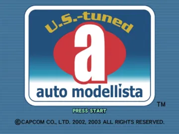 Auto Modellista (USA) screen shot title